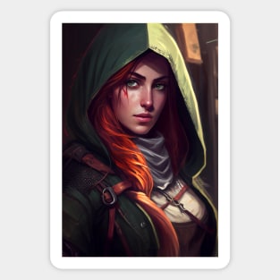 Red-Headed Assassin Sticker